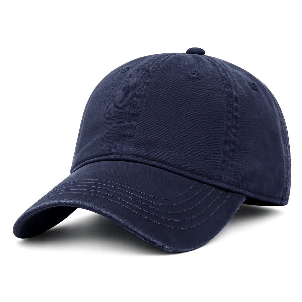 Dunkelblaues Basecap Verstellbar