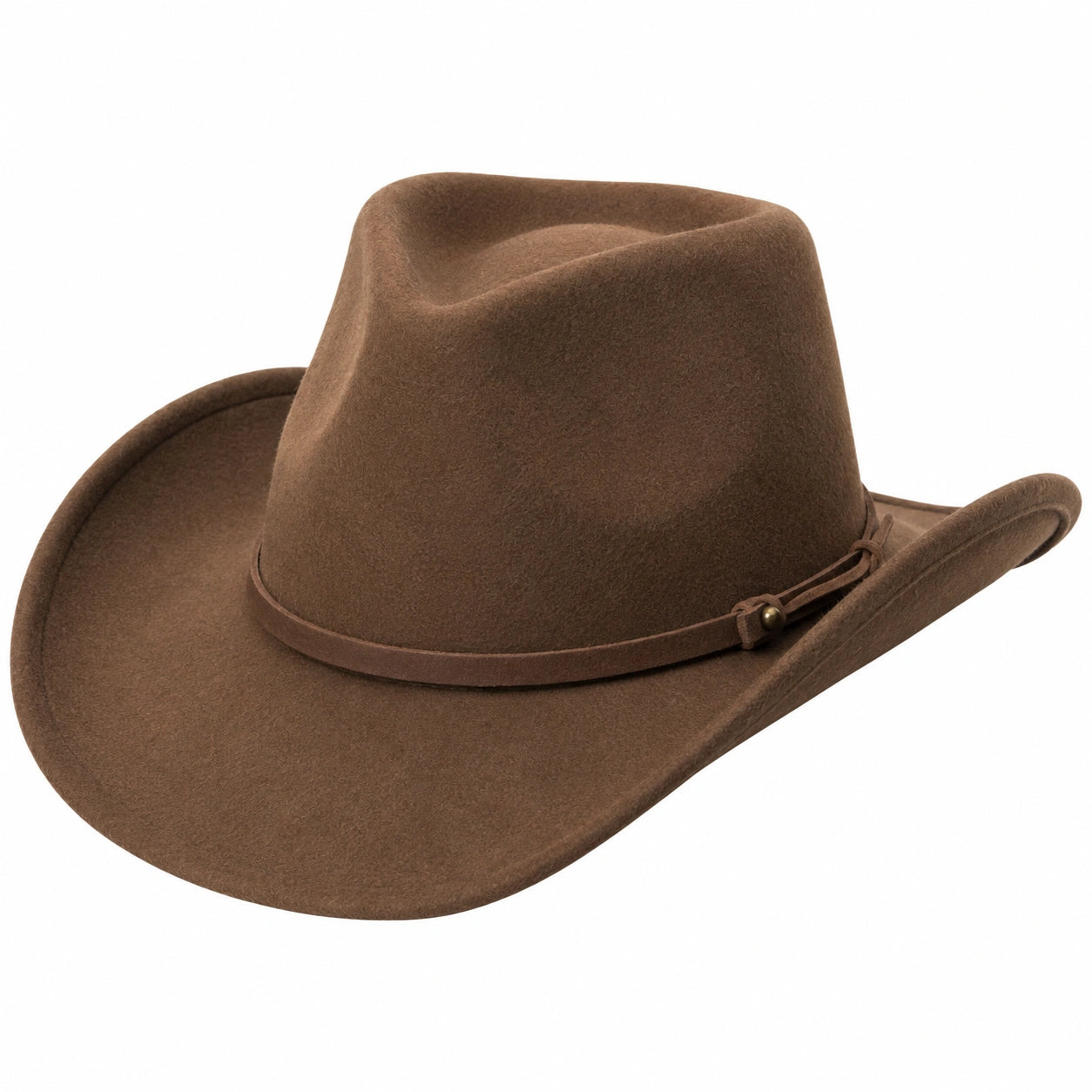 Brauner Westernhut für Erwachsene