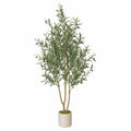 Künstlicher Olivenbaum 160 cm mit Keramiktopf Grün