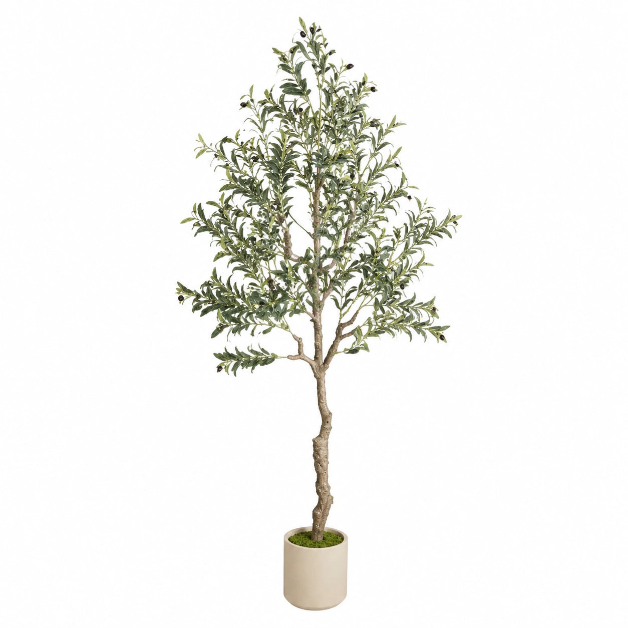Künstlicher Olivenbaum im Topf 180 cm Grün für Innenräume