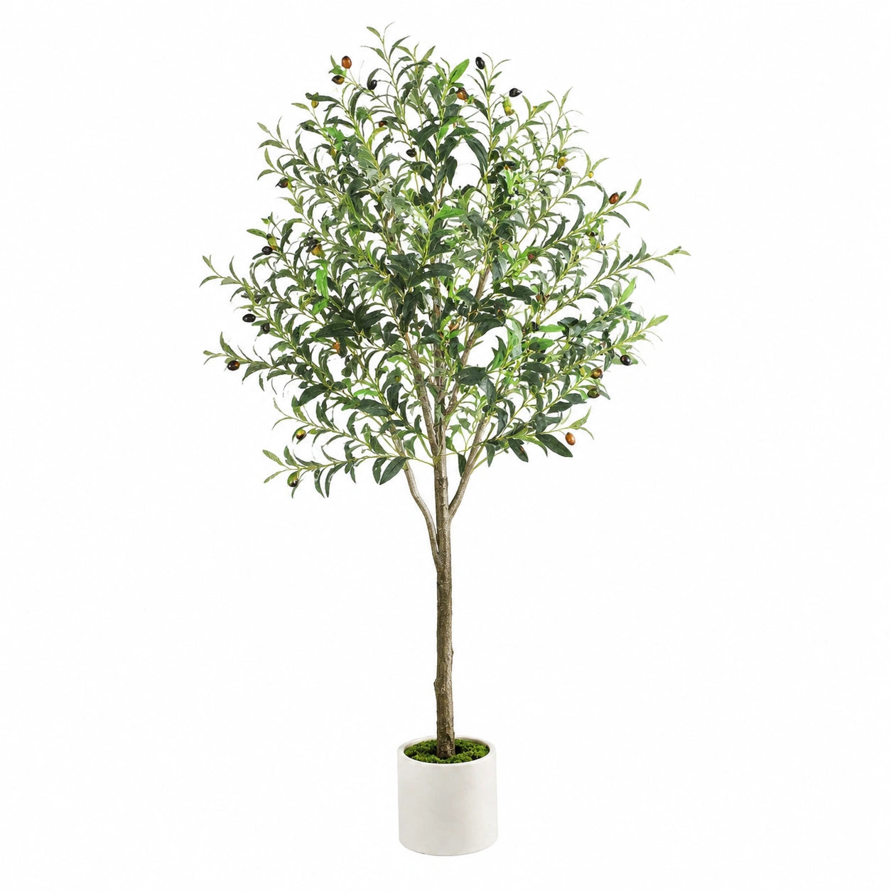 Künstlicher Olivenbaum 180 cm mit Topf, Grün