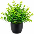 Künstliche Pflanze im schwarzen Topf, Grün, 30 cm