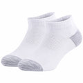 Unisex Atmungsaktive Sportsocken Weiß/Grau Knöchelhöhe