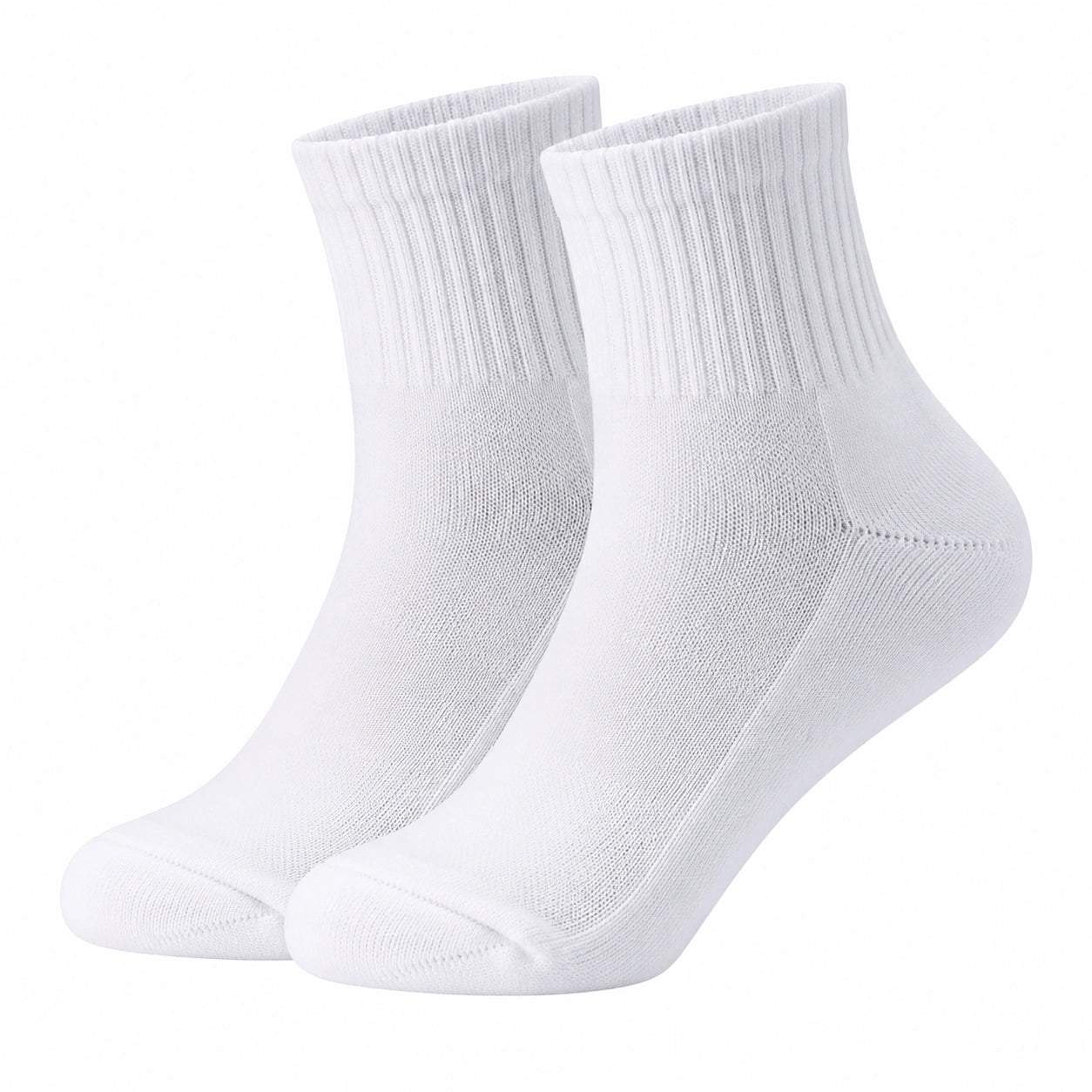 Weiße Knöchelsocken Atmungsaktiv Unisex